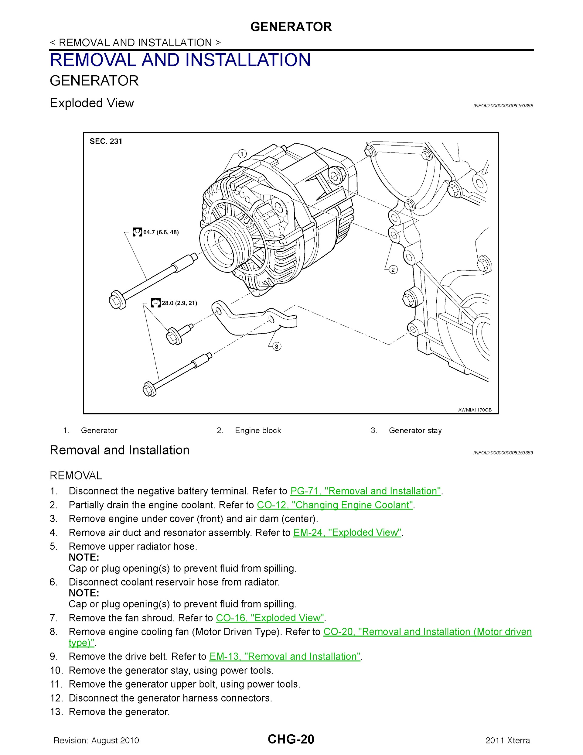 2011 Nissan Xterra Repair Manual