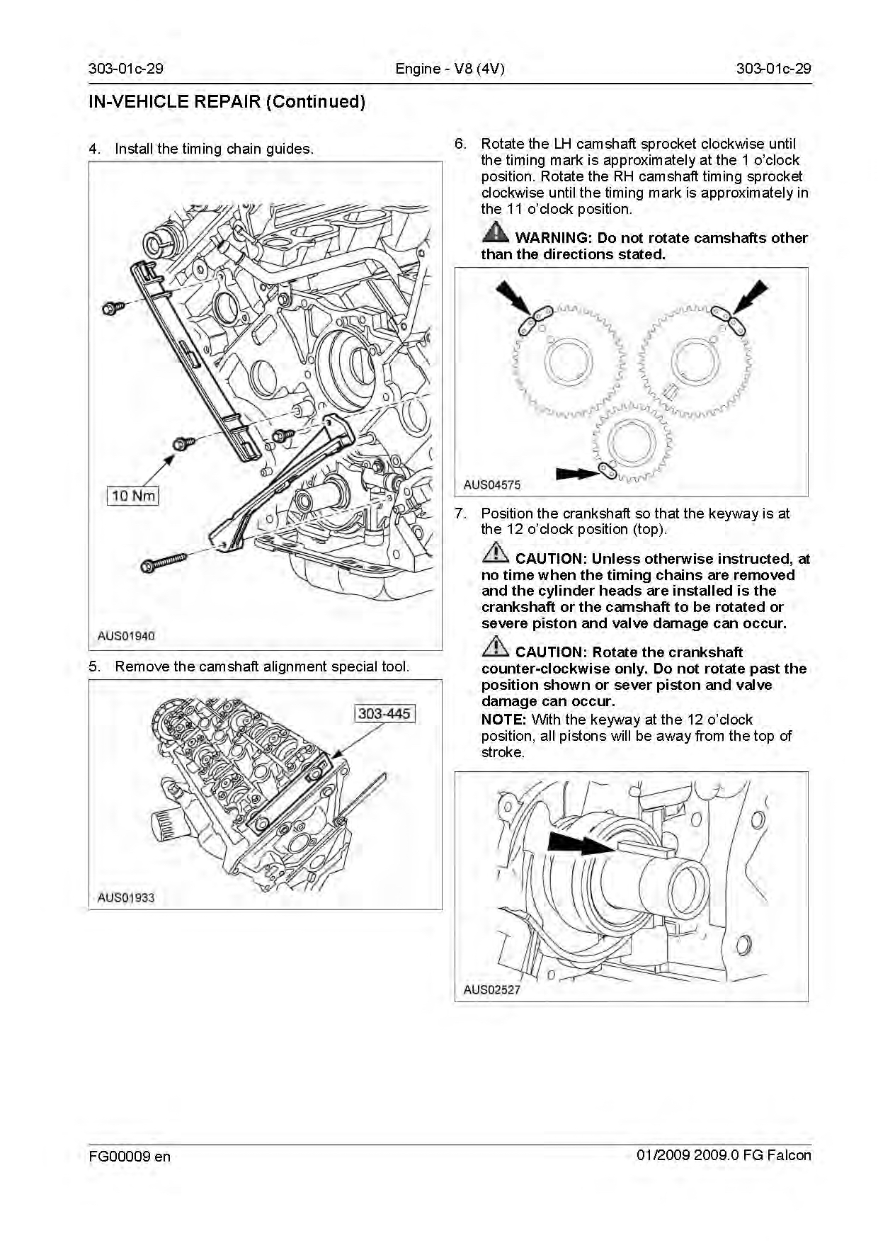 2014 Ford Falcon Repair Manual Engine V8