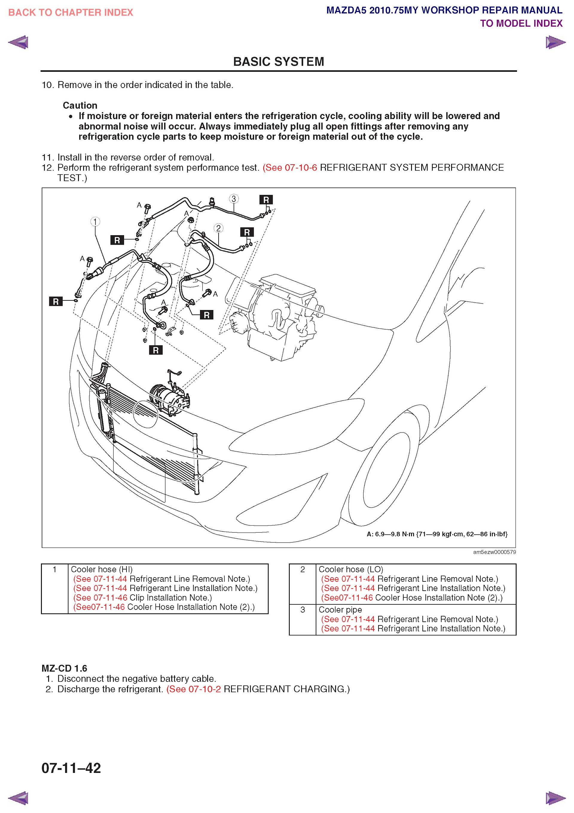 2010 Mazda mazda5 workshop repair manual in PDF file format.