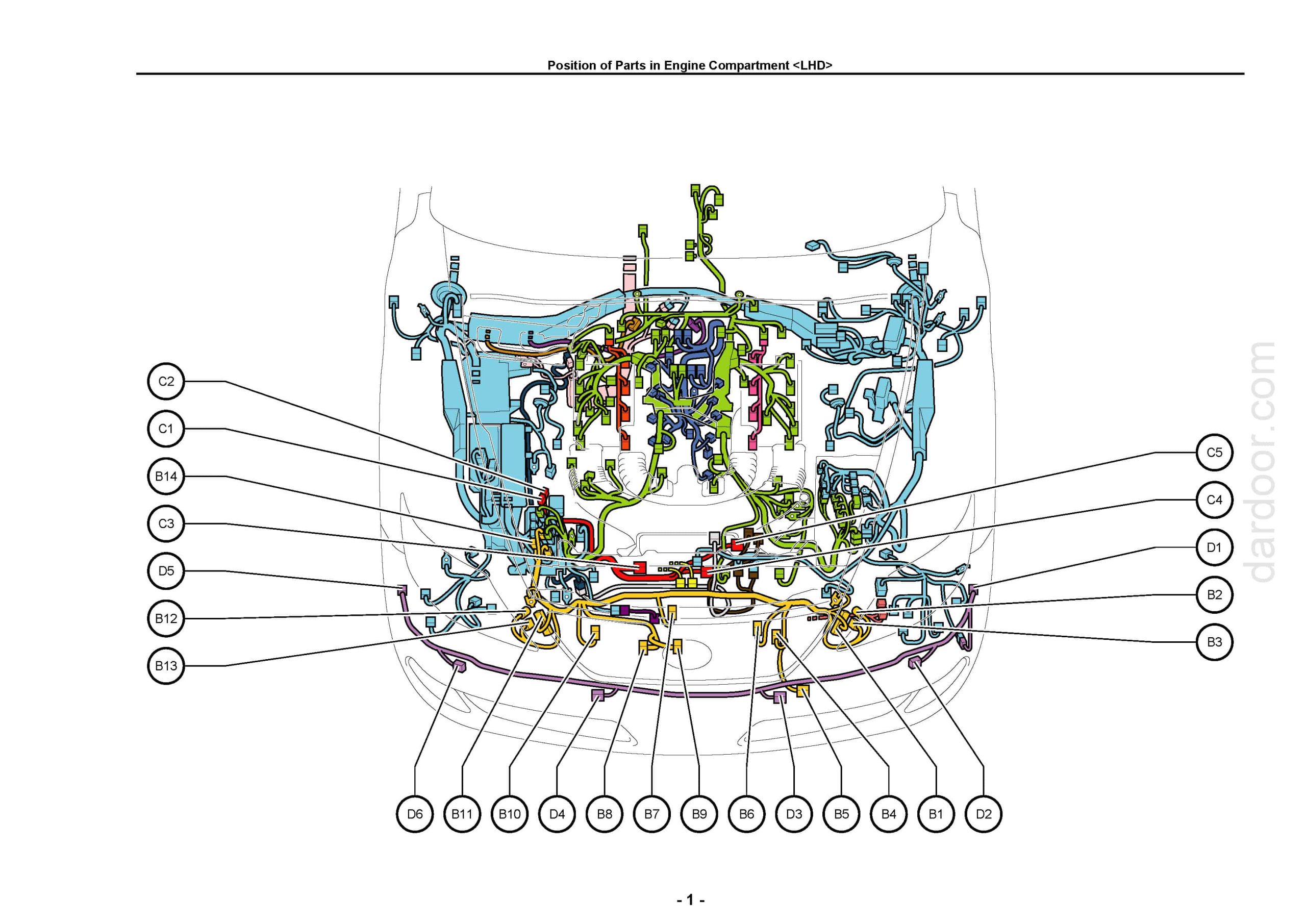 2008-2014 Lexus LS600h Wiring Diagram