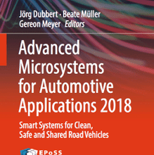 Freebie: Advanced Microsystems for Automotive Applications 2018