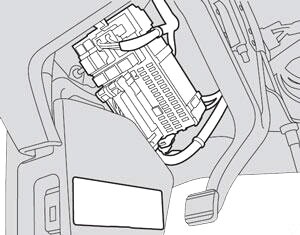 2011-2017 Honda Odyssey Fuse Box Diagram