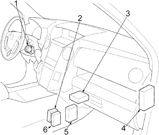 2008-2015 Honda Pilot Fuse Box Diagram