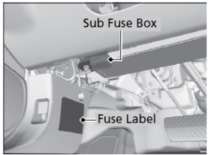 2019-2022 Honda Accord Fuse Box Diagram