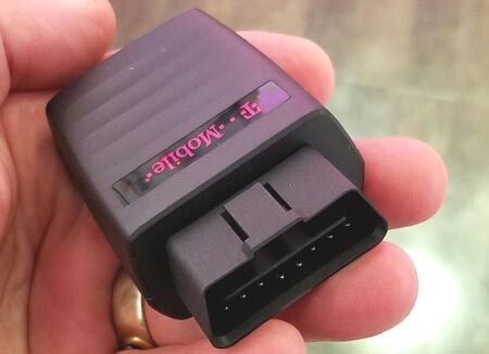 Maintenance, Tracking and Wi-Fi Plugged into the OBD port, T-Mobile's SyncUp sends maintenance notifications in real-time to the user's smartphone. Also used for vehicle tracking, trip history and driving behavior, it can even generate Wi-Fi for passengers (see Wi-Fi hotspot).