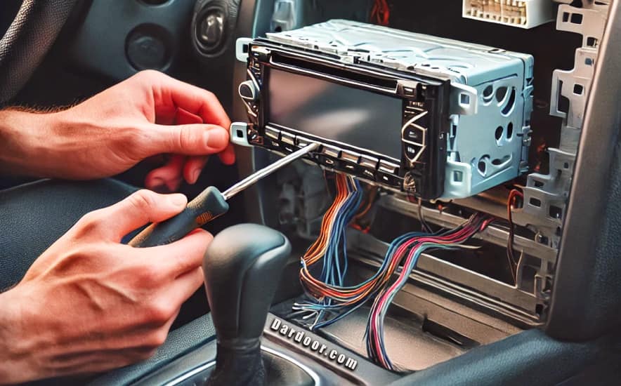 Step 3: Disconnect the Wiring Harness and Antenna