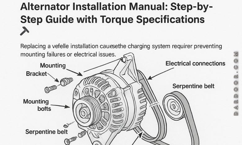 Alternator Installation Manual: Step-by-Step Guide & Torque Specifications