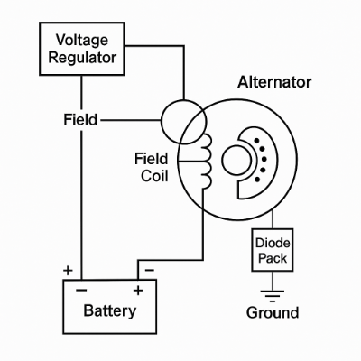 Alternator Wiring Diagram: Understanding and Troubleshooting Your Charging System Alternator Wiring Diagram
